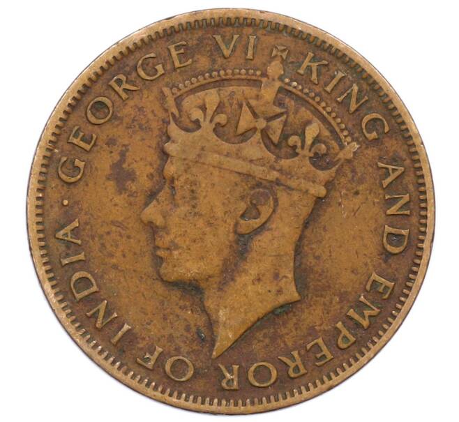 Монета 1 цент 1947 года Британский Гондурас (Артикул: M2-86011) — Фото №2