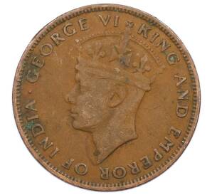 1 цент 1944 года Британский Гондурас — Фото №2