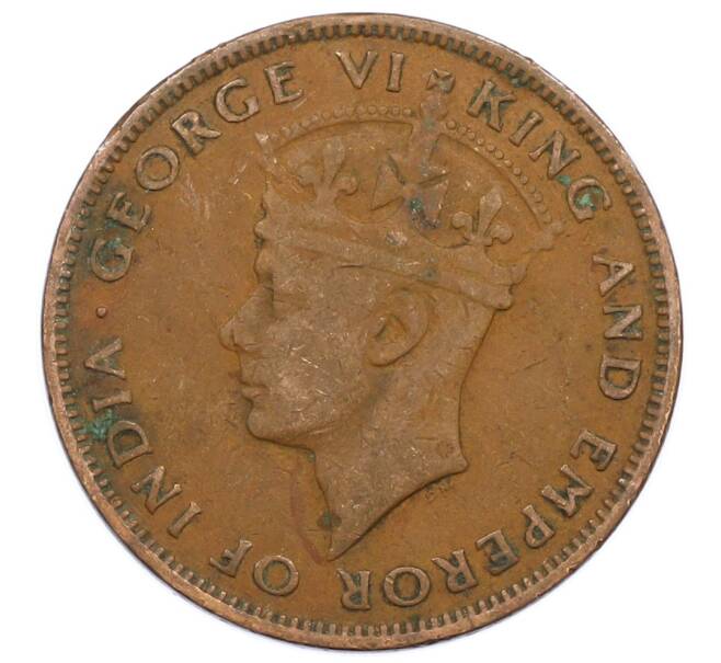 Монета 1 цент 1944 года Британский Гондурас (Артикул: M2-86013) — Фото №2