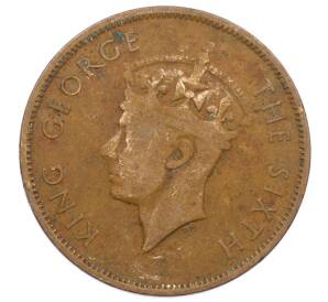 1 цент 1950 года Британский Гондурас — Фото №2