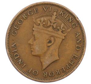 1 цент 1947 года Британский Гондурас — Фото №2