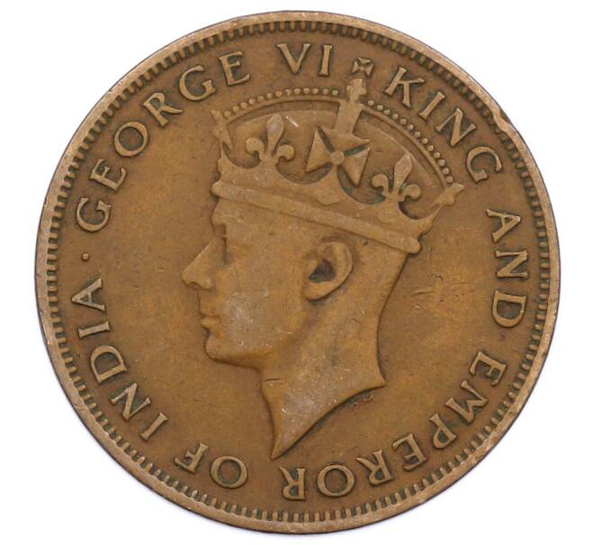 Монета 1 цент 1947 года Британский Гондурас (Артикул: M2-86023) — Фото №2