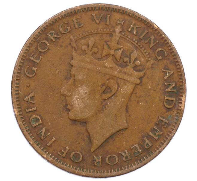 Монета 1 цент 1943 года Британский Гондурас (Артикул: M2-86031) — Фото №2