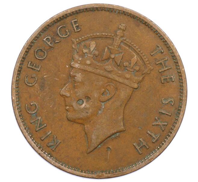 Монета 1 цент 1950 года Британский Гондурас (Артикул: M2-86040) — Фото №2