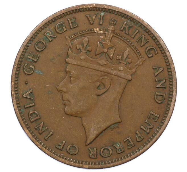 Монета 1 цент 1937 года Британский Гондурас (Артикул: M2-86042) — Фото №2