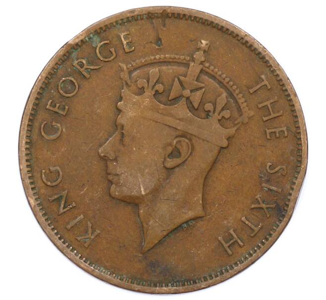 Монета 1 цент 1950 года Британский Гондурас (Артикул: M2-86044) — Фото №2