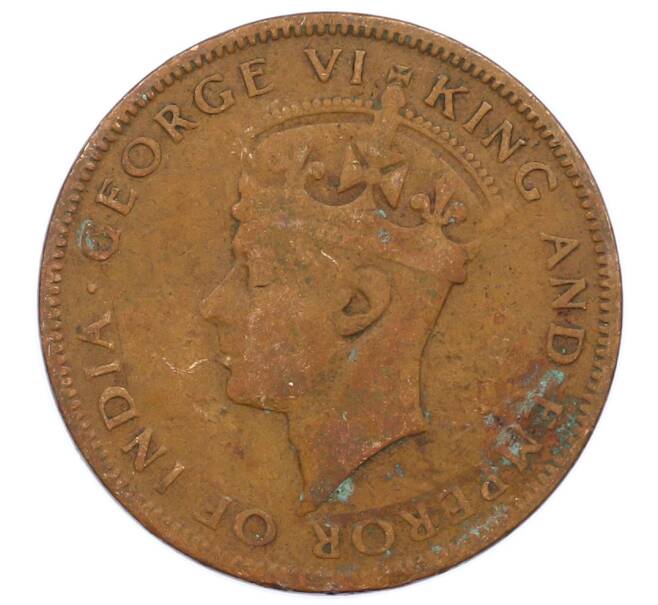 Монета 1 цент 1944 года Британский Гондурас (Артикул: M2-86047) — Фото №2