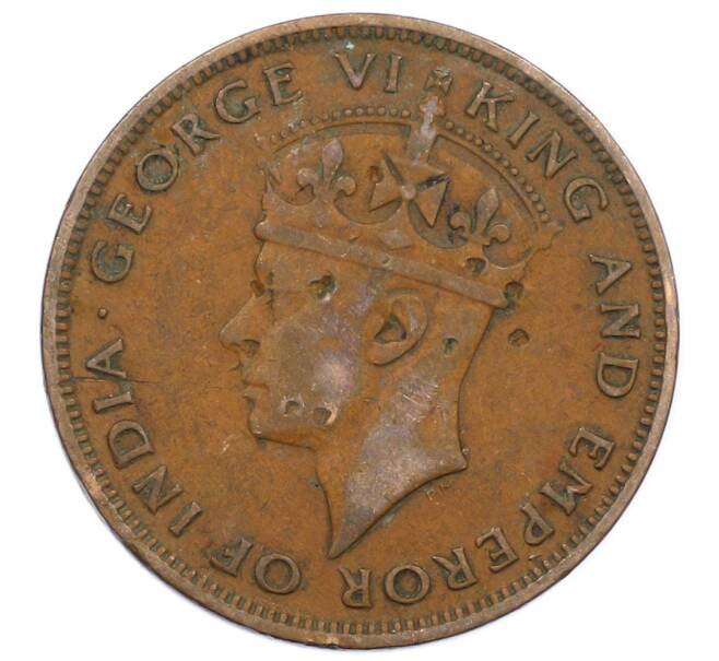 Монета 1 цент 1947 года Британский Гондурас (Артикул: M2-86062) — Фото №2