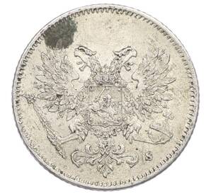 25 пенни 1917 года Русская Финляндия — Орел без корон (Временное правительство) — Фото №2