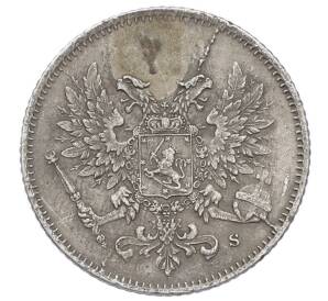 25 пенни 1917 года Русская Финляндия — Орел без корон (Временное правительство) — Фото №2