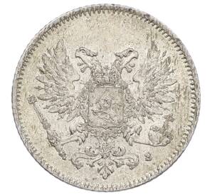 25 пенни 1917 года Русская Финляндия — Орел без корон (Временное правительство) — Фото №2