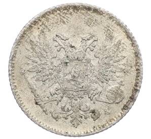 25 пенни 1917 года Русская Финляндия — Орел без корон (Временное правительство) — Фото №2