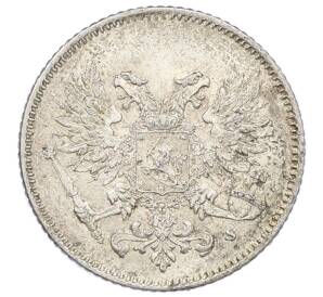 25 пенни 1917 года Русская Финляндия — Орел без корон (Временное правительство) — Фото №2