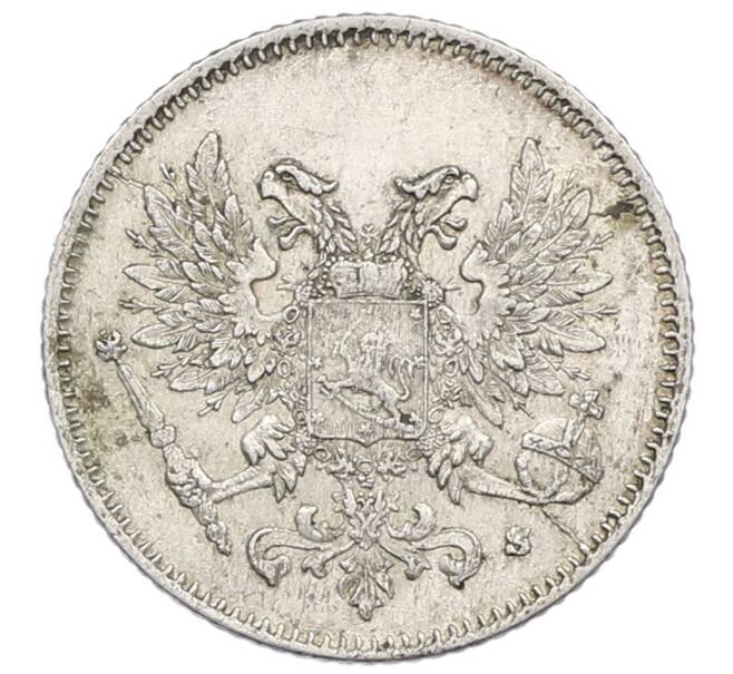 Монета 25 пенни 1917 года Русская Финляндия — Орел без корон (Временное правительство) (Артикул: M1-62806) — Фото №2