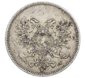 25 пенни 1917 года Русская Финляндия — Орел без корон (Временное правительство) — Фото №2