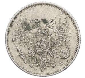 25 пенни 1917 года Русская Финляндия — Орел без корон (Временное правительство) — Фото №2