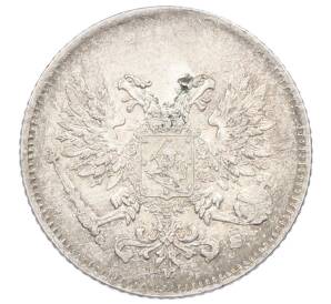 25 пенни 1917 года Русская Финляндия — Орел без корон (Временное правительство) — Фото №2