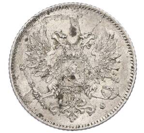 25 пенни 1917 года Русская Финляндия — Орел без корон (Временное правительство) — Фото №2