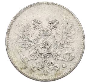 25 пенни 1917 года Русская Финляндия — Орел без корон (Временное правительство) — Фото №2