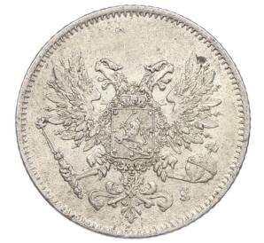 25 пенни 1917 года Русская Финляндия — Орел без корон (Временное правительство) — Фото №2