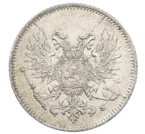 25 пенни 1917 года Русская Финляндия — Орел без корон (Временное правительство) — Фото №2