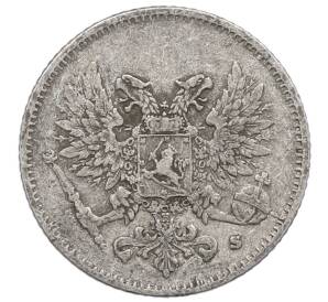 25 пенни 1917 года Русская Финляндия — Орел без корон (Временное правительство) — Фото №2