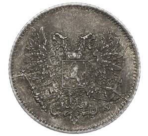 25 пенни 1917 года Русская Финляндия — Орел без корон (Временное правительство) — Фото №2