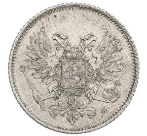 25 пенни 1917 года Русская Финляндия — Орел без корон (Временное правительство) — Фото №2