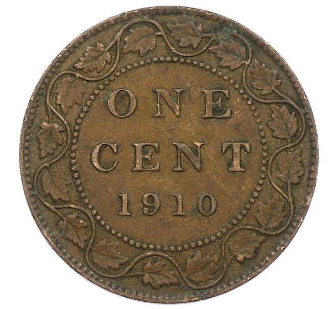 Монета 1 цент 1910 года Канада (Артикул: M2-86156) — Фото №1