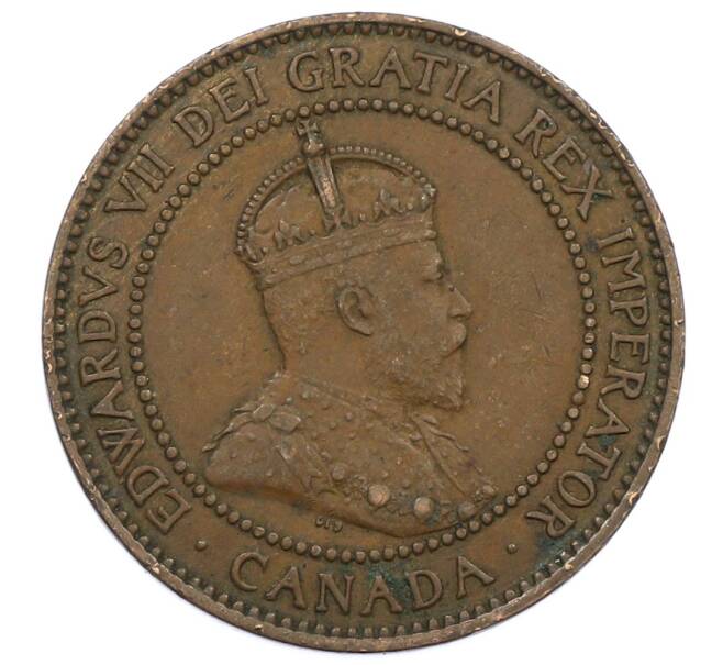 Монета 1 цент 1910 года Канада (Артикул: M2-86156) — Фото №2