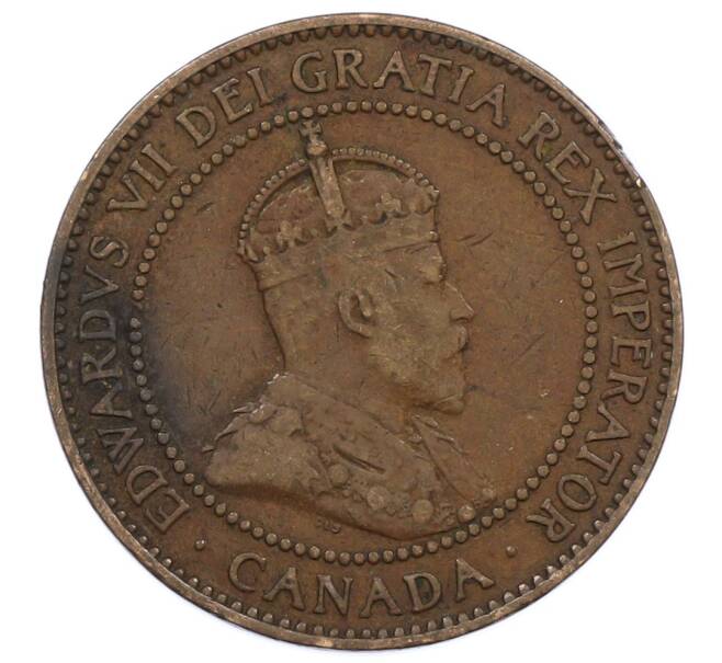 Монета 1 цент 1909 года Канада (Артикул: M2-86161) — Фото №2