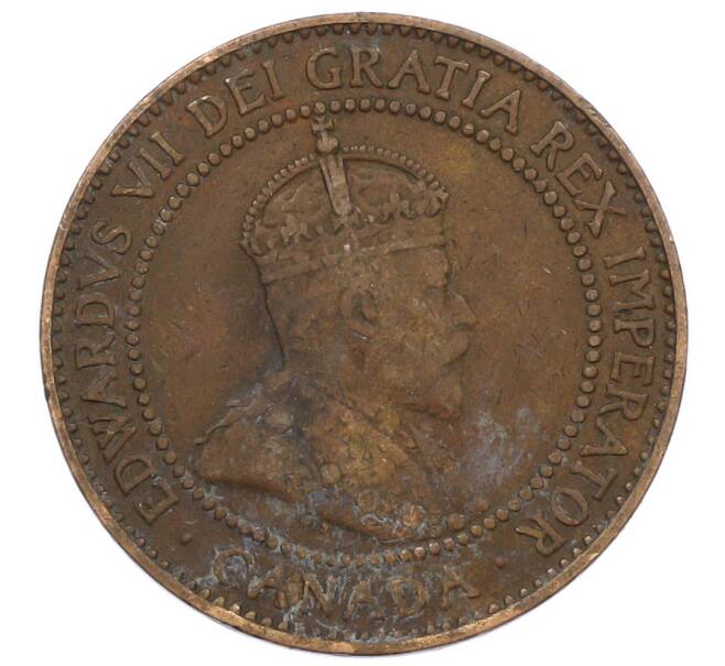 Монета 1 цент 1910 года Канада (Артикул: M2-86168) — Фото №2