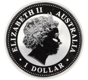 1 доллар 2001 года Австралия «Китайский гороскоп — Год змеи» — Фото №2