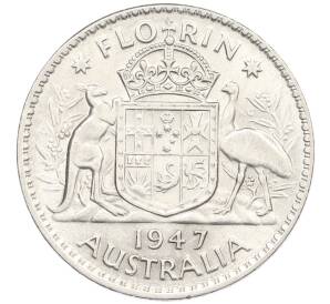 1 флорин 1947 года Австралия — Фото №1