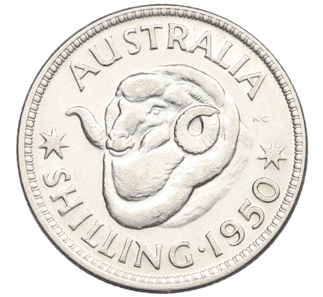 Монета 1 шиллинг 1950 года Австралия (Артикул: K12-59923) — Фото №1