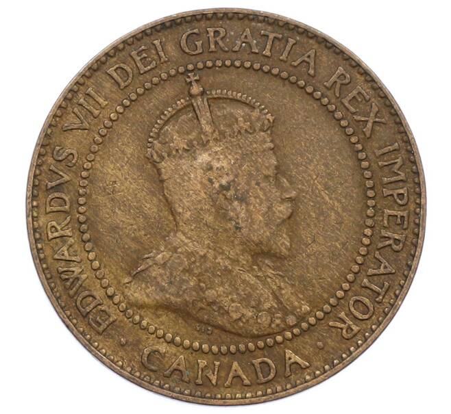 Монета 1 цент 1909 года Канада (Артикул: M2-86198) — Фото №2
