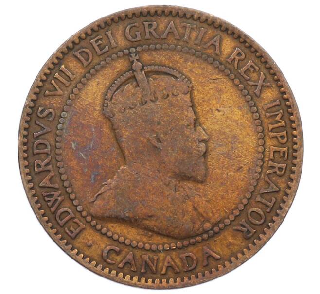 Монета 1 цент 1910 года Канада (Артикул: M2-86218) — Фото №2