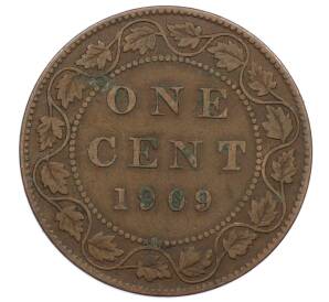 1 цент 1909 года Канада — Фото №1