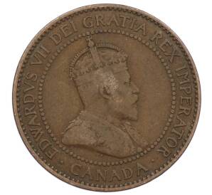 1 цент 1909 года Канада — Фото №2