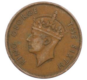 1 цент 1951 года Британский Гондурас — Фото №2