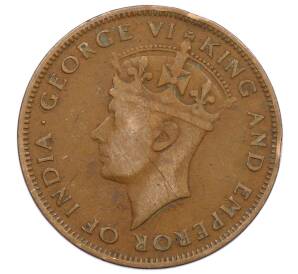 1 цент 1947 года Британский Гондурас — Фото №2