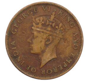 1 цент 1947 года Британский Гондурас — Фото №2