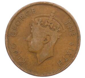 1 цент 1950 года Британский Гондурас — Фото №2