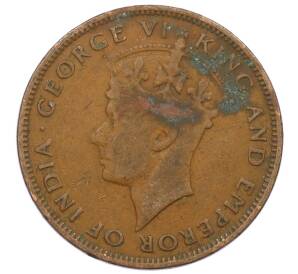 1 цент 1943 года Британский Гондурас — Фото №2