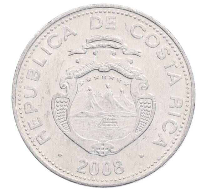 Монета 5 колонов 2008 года Коста-Рика (Артикул: K12-59965) — Фото №1