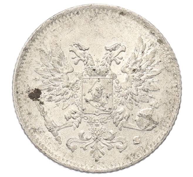 Монета 25 пенни 1917 года Русская Финляндия — Орел без корон (Временное правительство) (Артикул: M1-62873) — Фото №2