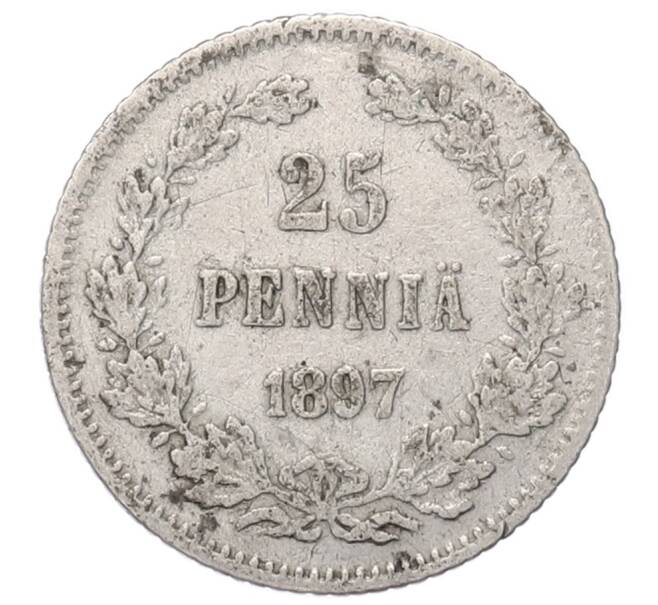 Монета 25 пенни 1897 года Русская Финляндия (Артикул: M1-62980) — Фото №1