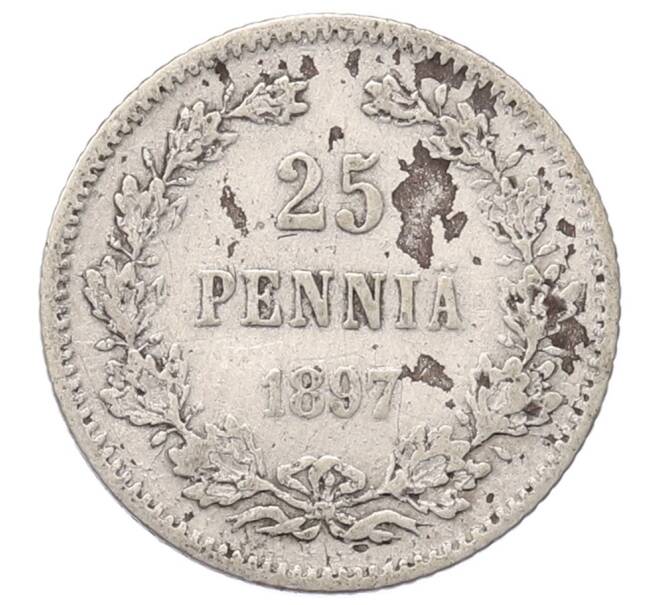 Монета 25 пенни 1897 года Русская Финляндия (Артикул: M1-62988) — Фото №1