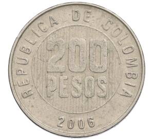 200 песо 2006 года Колумбия — Фото №1