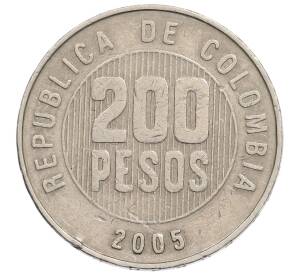 200 песо 2005 года Колумбия — Фото №1